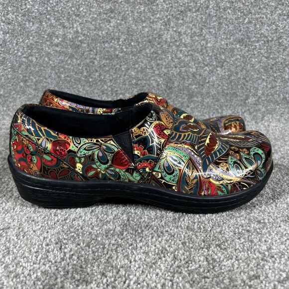Klogs Footwear Womens Mission Closed-Back Nursing Clog Floral Color Way Size 9 - Picture 1 of 8